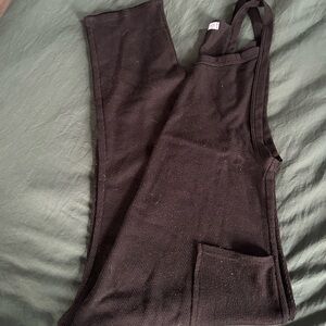 Elegant Black Knit Jumpsuit